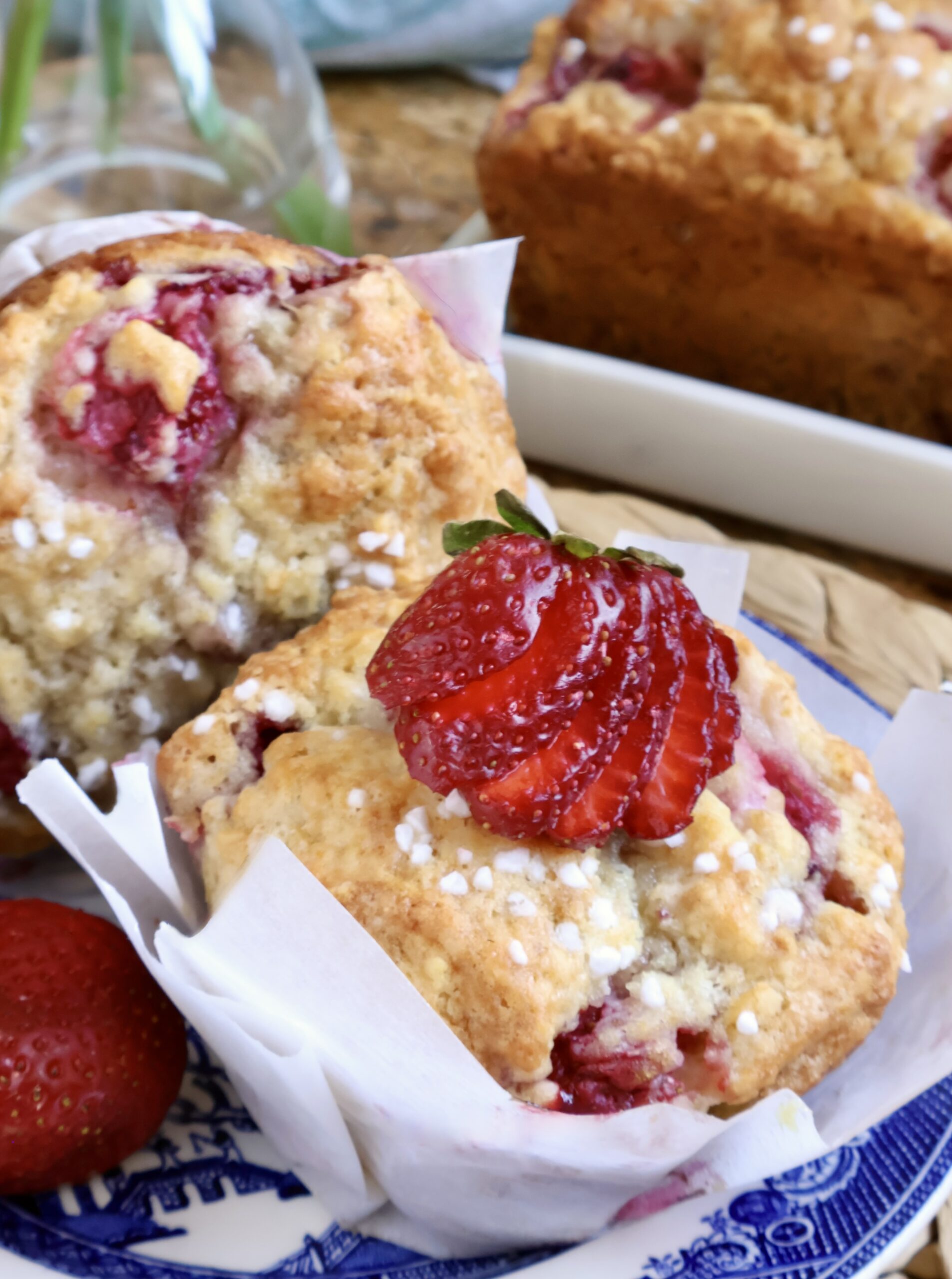 strawberry muffin hero photo