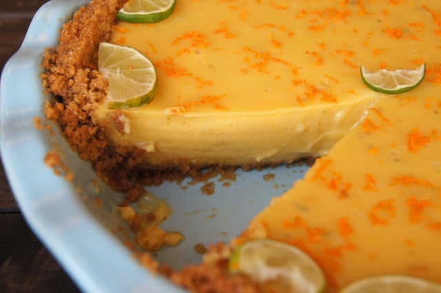 orange key lime pie for Easter dessert recipes