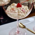 Glorified rice with a cherry on top
