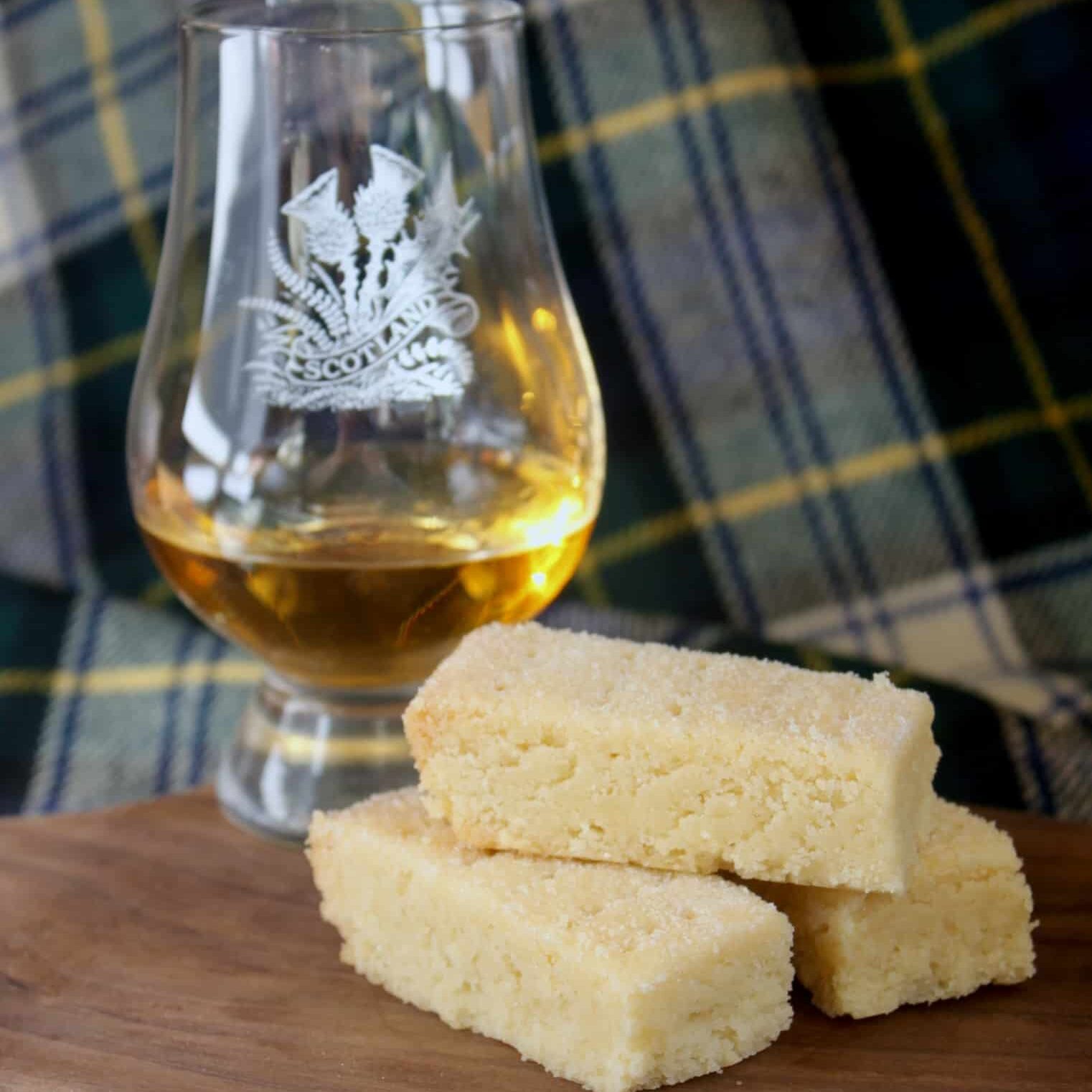 shorbread fingers and whisky