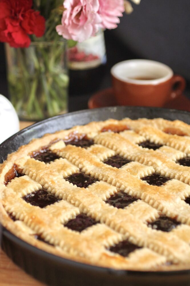 crostata and espresso