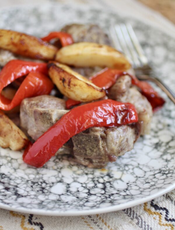 pork pickled peppers and potatoes