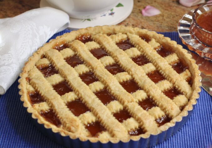 apricot crostata