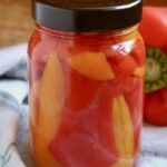 pickled peppers in a jar