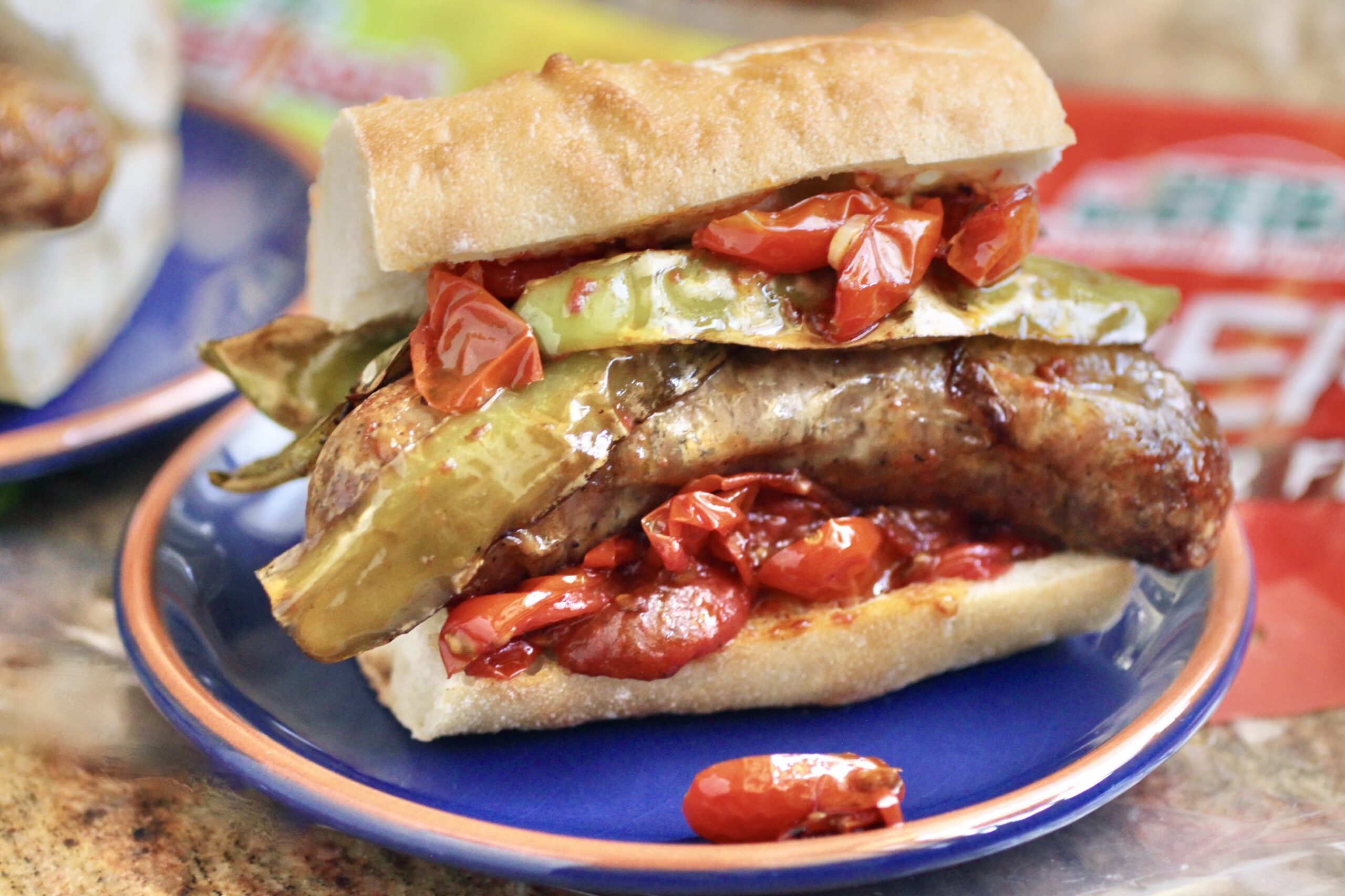 sausage and pepper sandwich