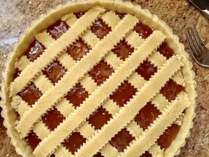 lattice on the pastry