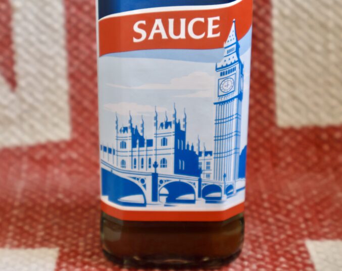 Houses of Parliament on label