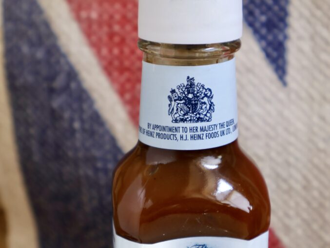 Royal Warrant of Appointment on HP bottle