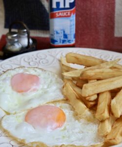 egg and chips
