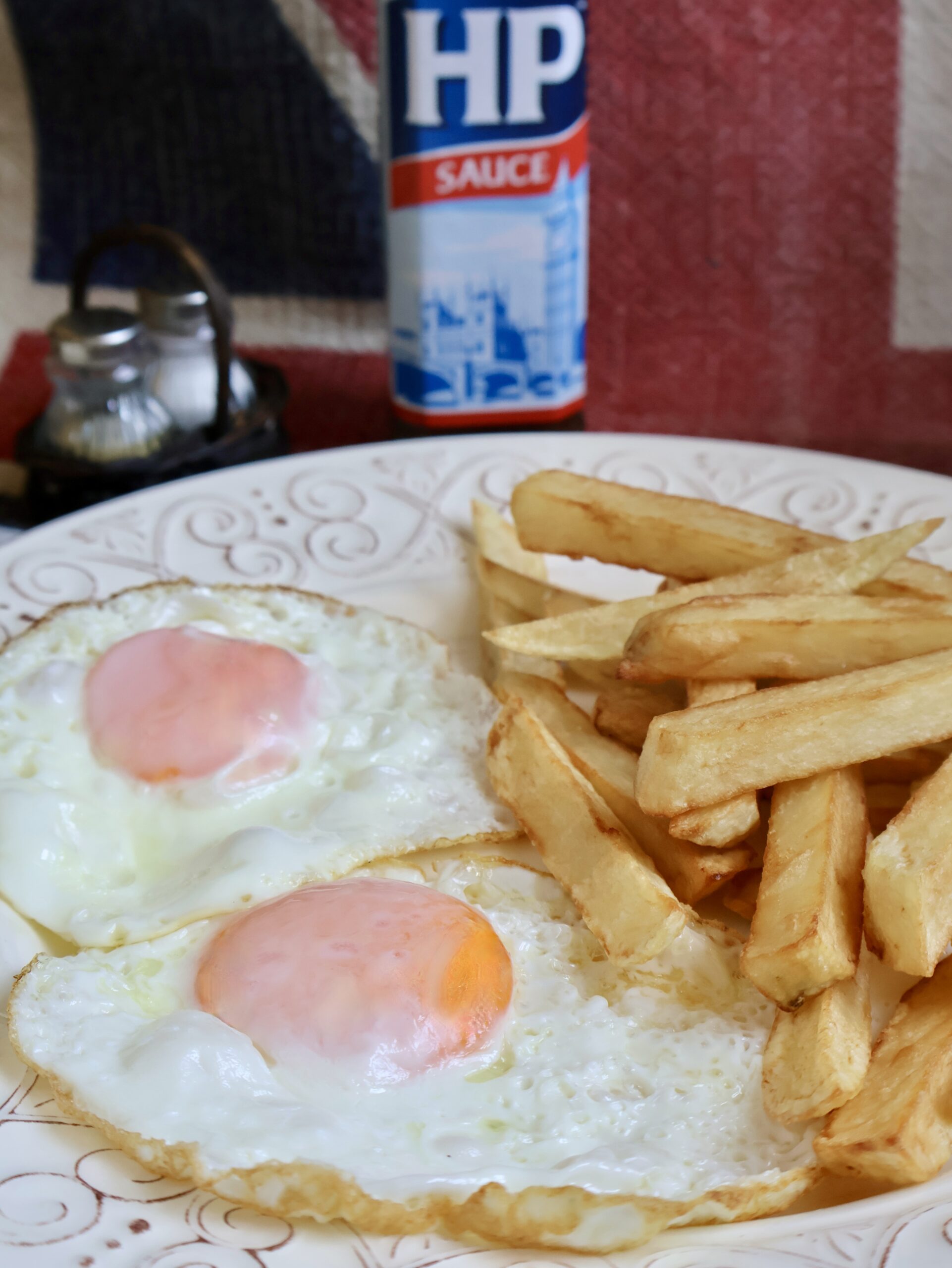 egg and chips