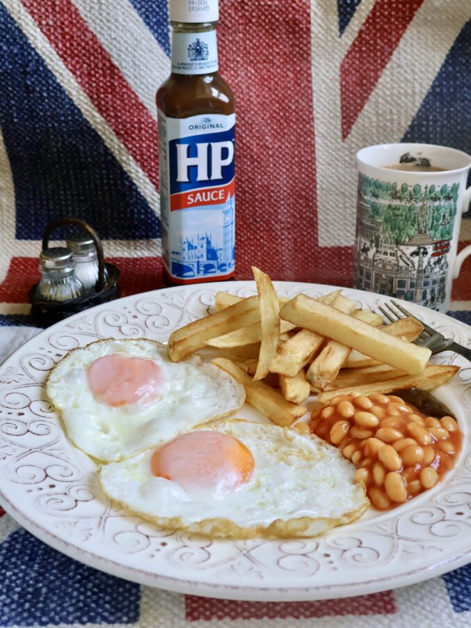 breakfast for dinner with tea