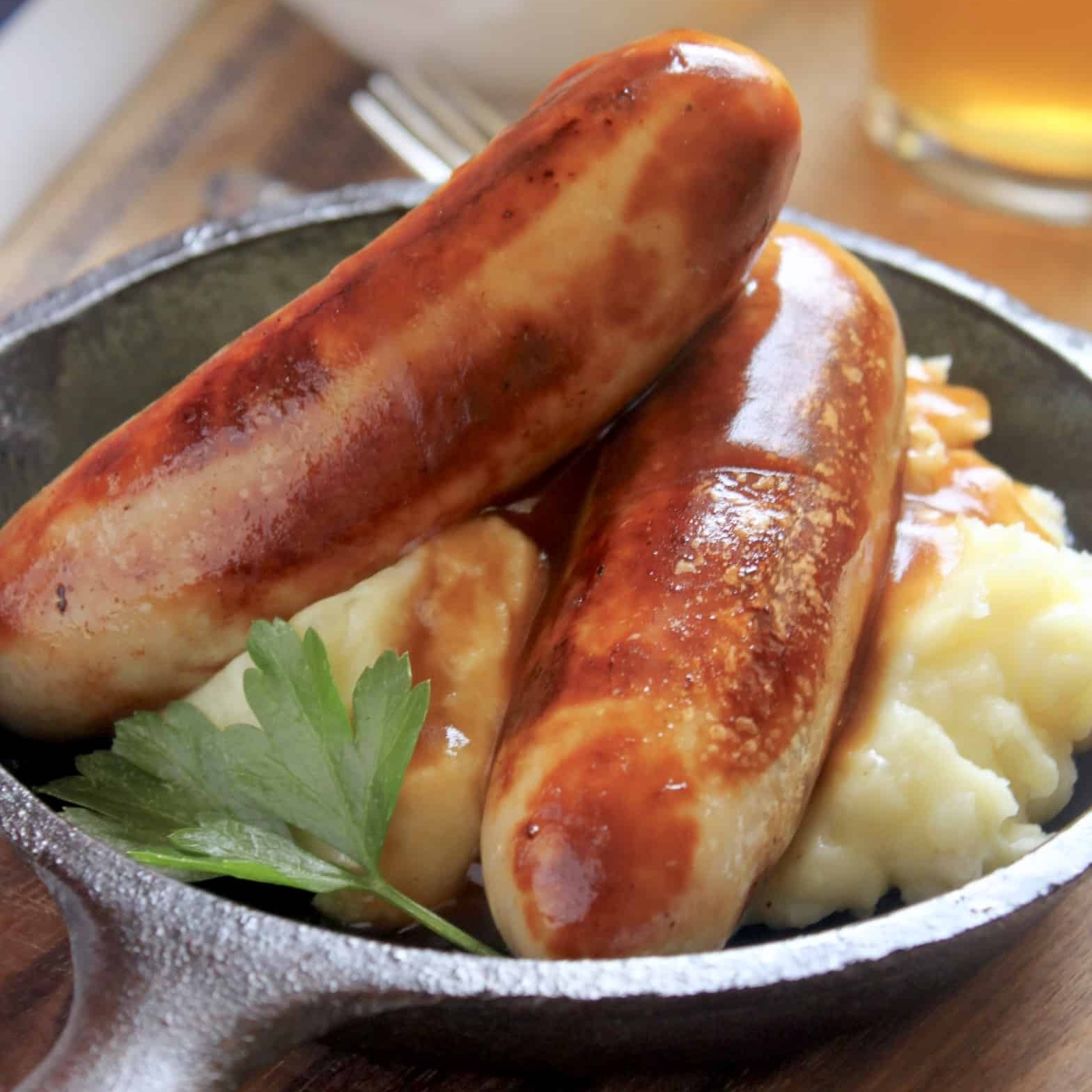 bangers and mash