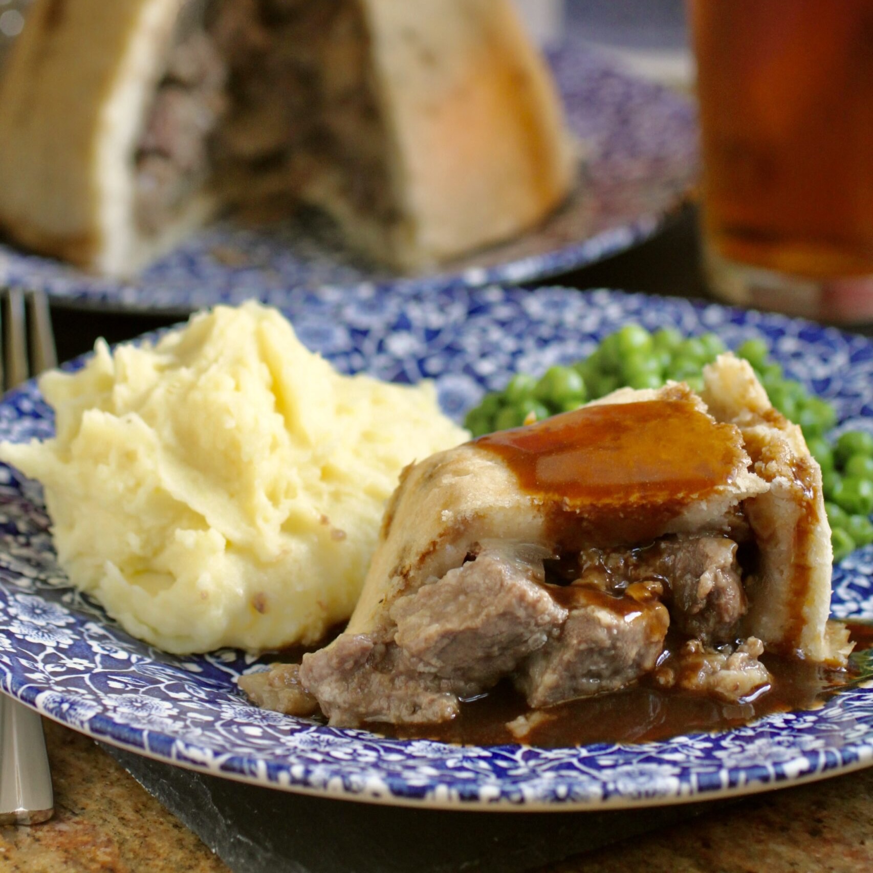 steak pudding plate