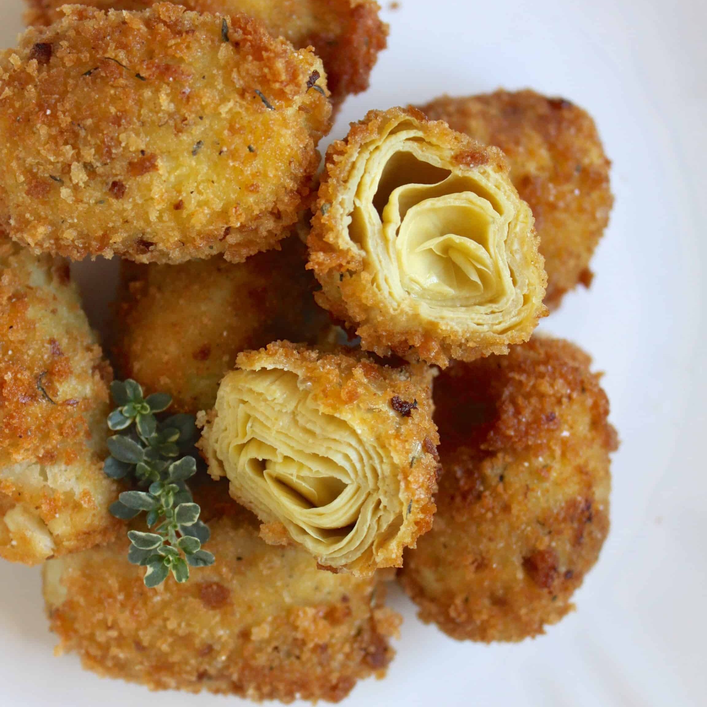 breaded artichoke hearts