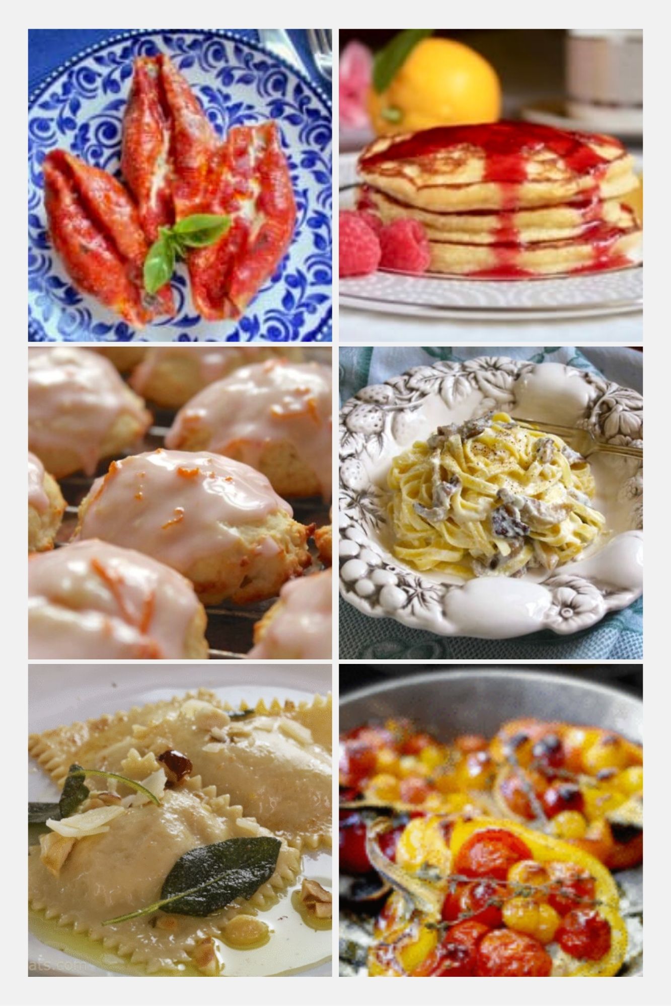 ricotta recipes collage