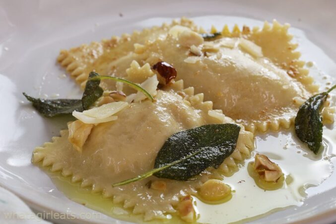 pumpkin ravioli