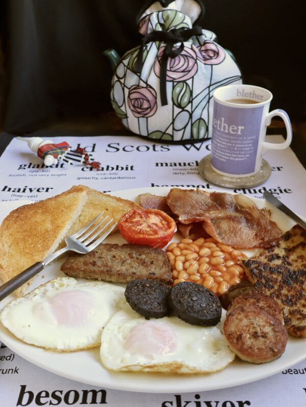 full Scottish breakfast plate