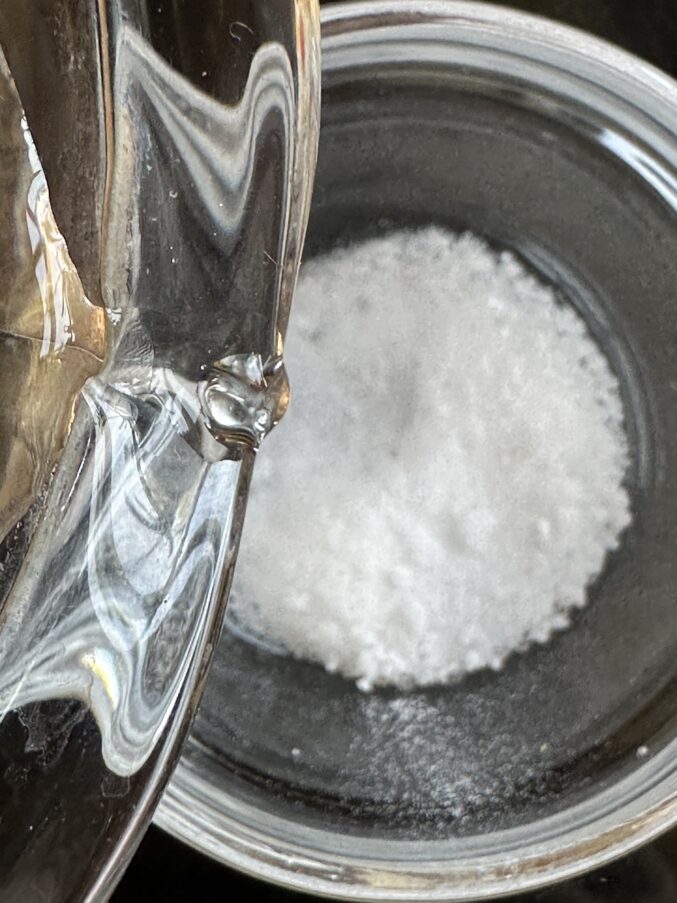 adding water to ammonia