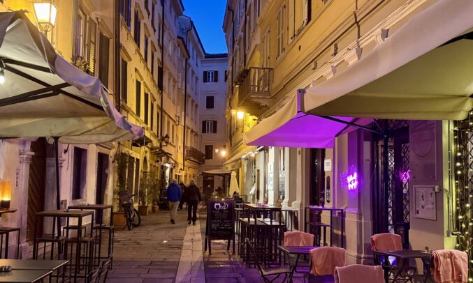 Trieste at night