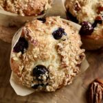 blueberry crumble muffins social