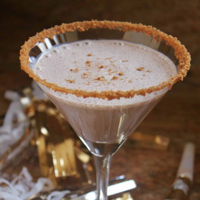 easy eggnog martini