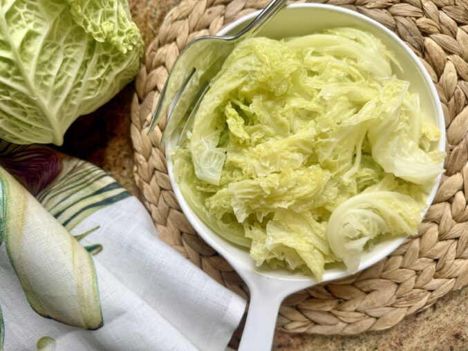 boiled cabbage