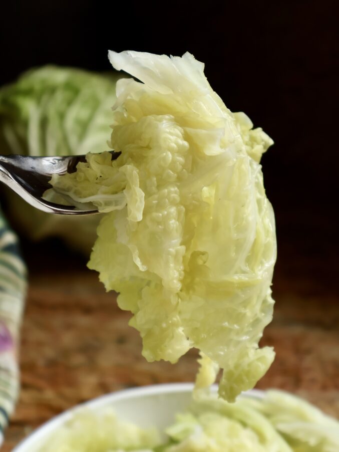 boiled cabbage
