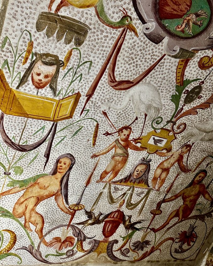 fresco in Treviso Cathedral crypt