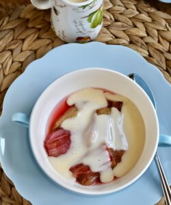 rhubarb and custard
