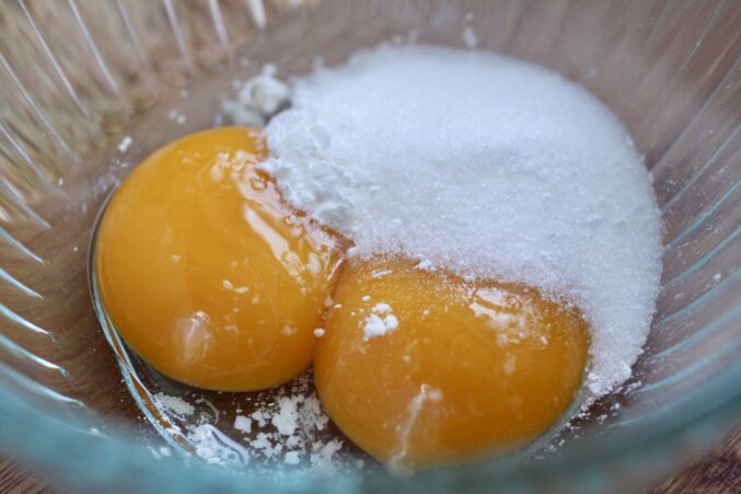 eggs and sugar