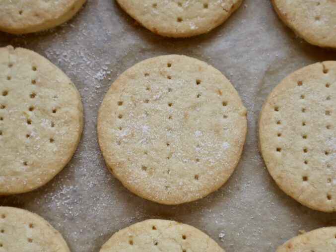 finished shortbread