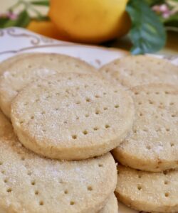 lemon shortbread biscuits