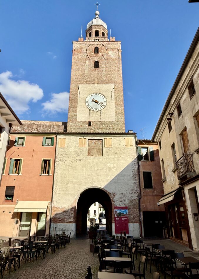 Torre Civica on a road trip from Venice