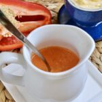 red bell pepper sauce made with butter