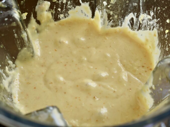 batter in blender