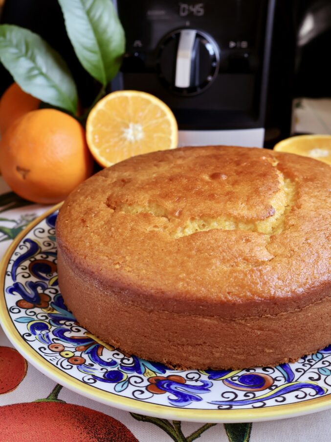 baked blender orange cake