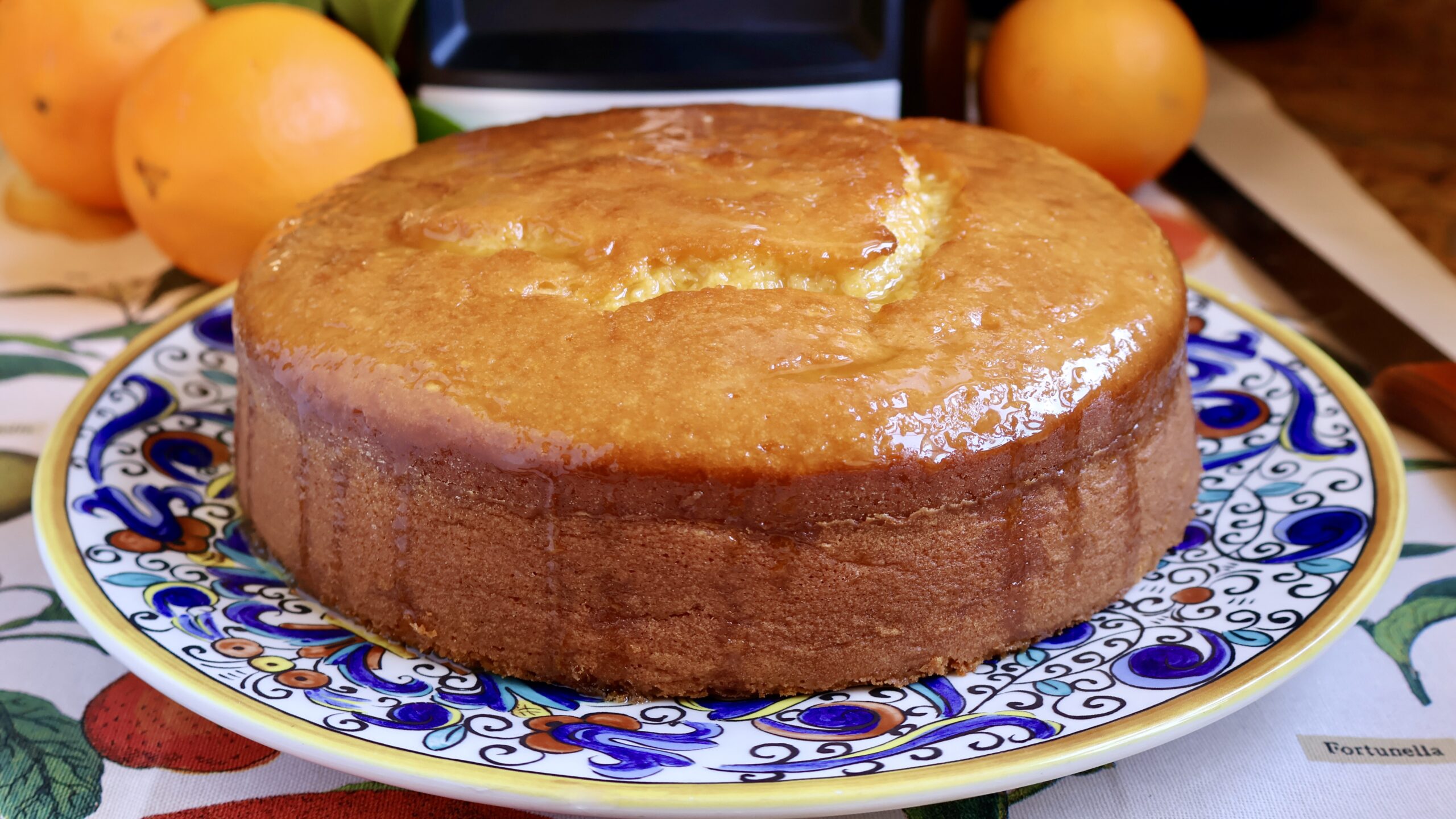 Blender Orange Cake (Whole Orange) - Authentic Italian & Scottish