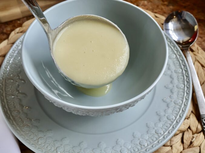ladling soup