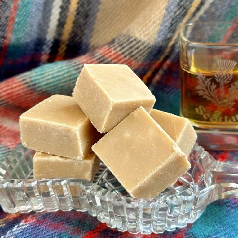 tablet on tartan