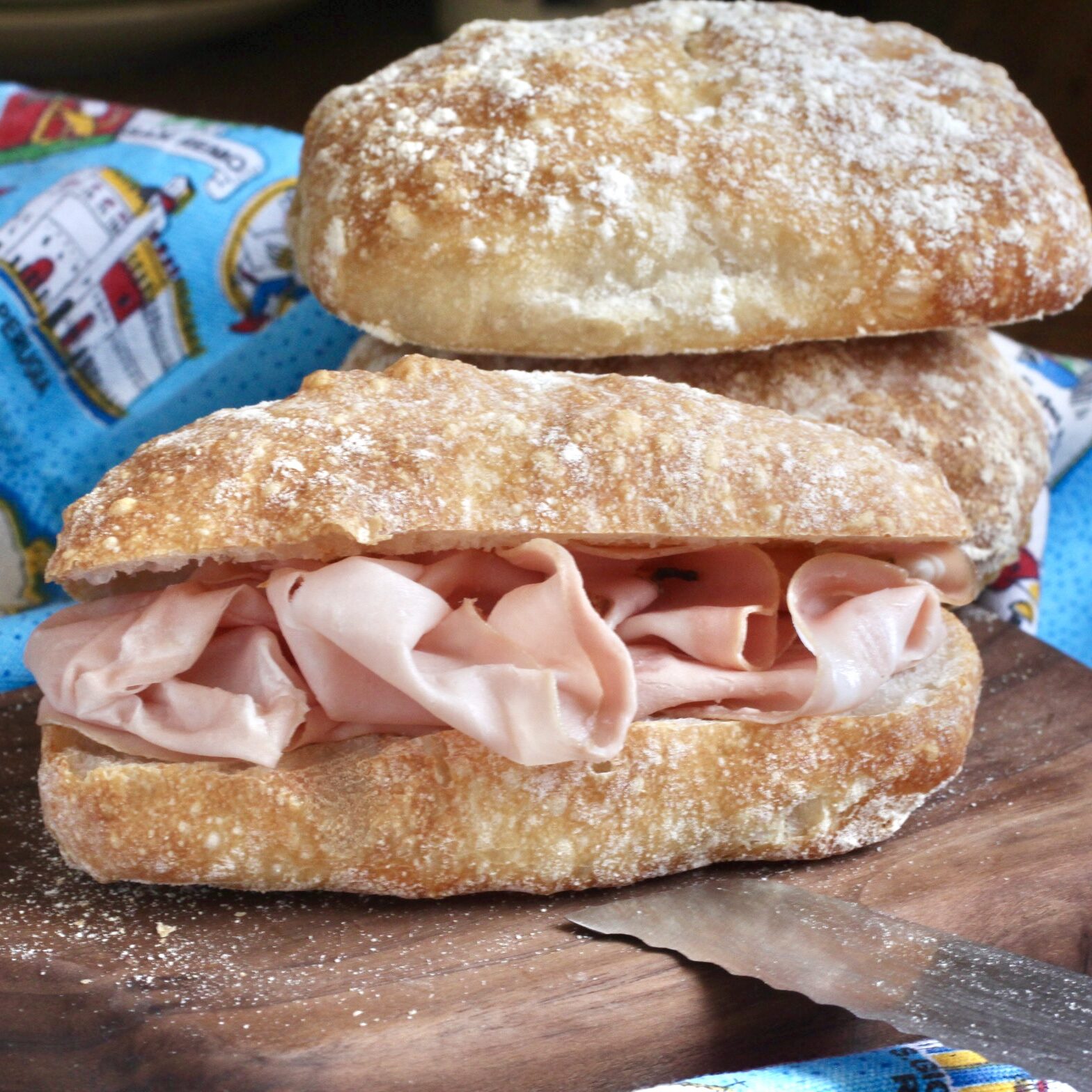 mortadella sandwiches