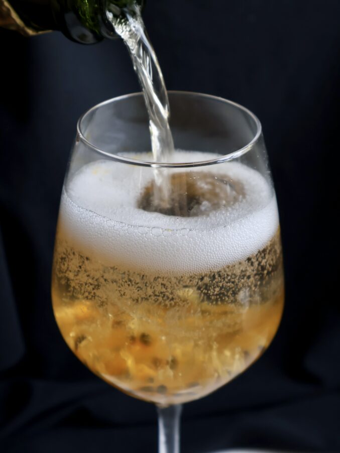 adding Prosecco