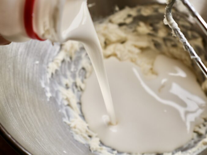 pouring in the cream