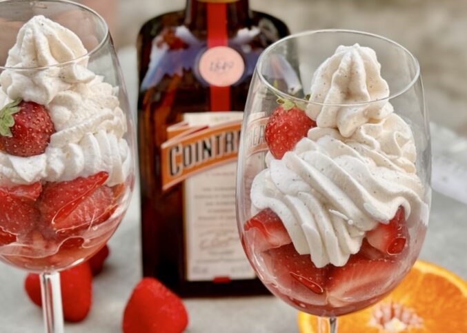 strawberries romanoff