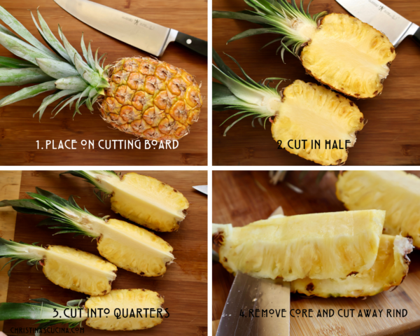 how to cut a pineapple