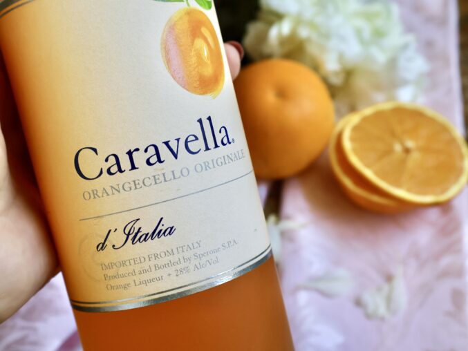 bottle of Caravella orangecello