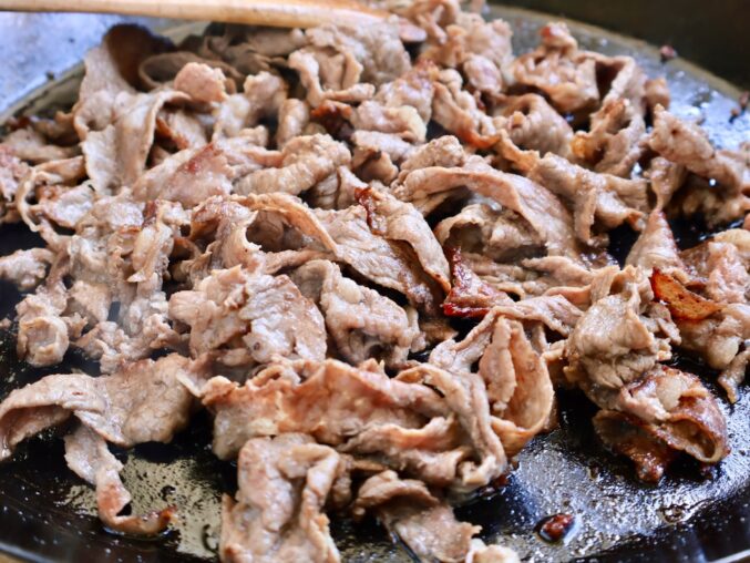 cooked beef for straccetti