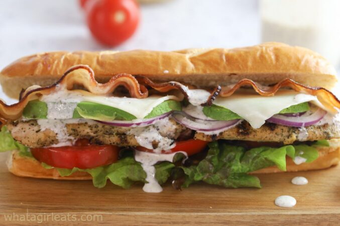 chicken bacon ranch sandwich