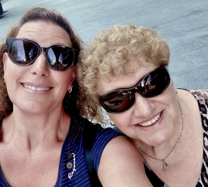 Cinzia and Zia Franca