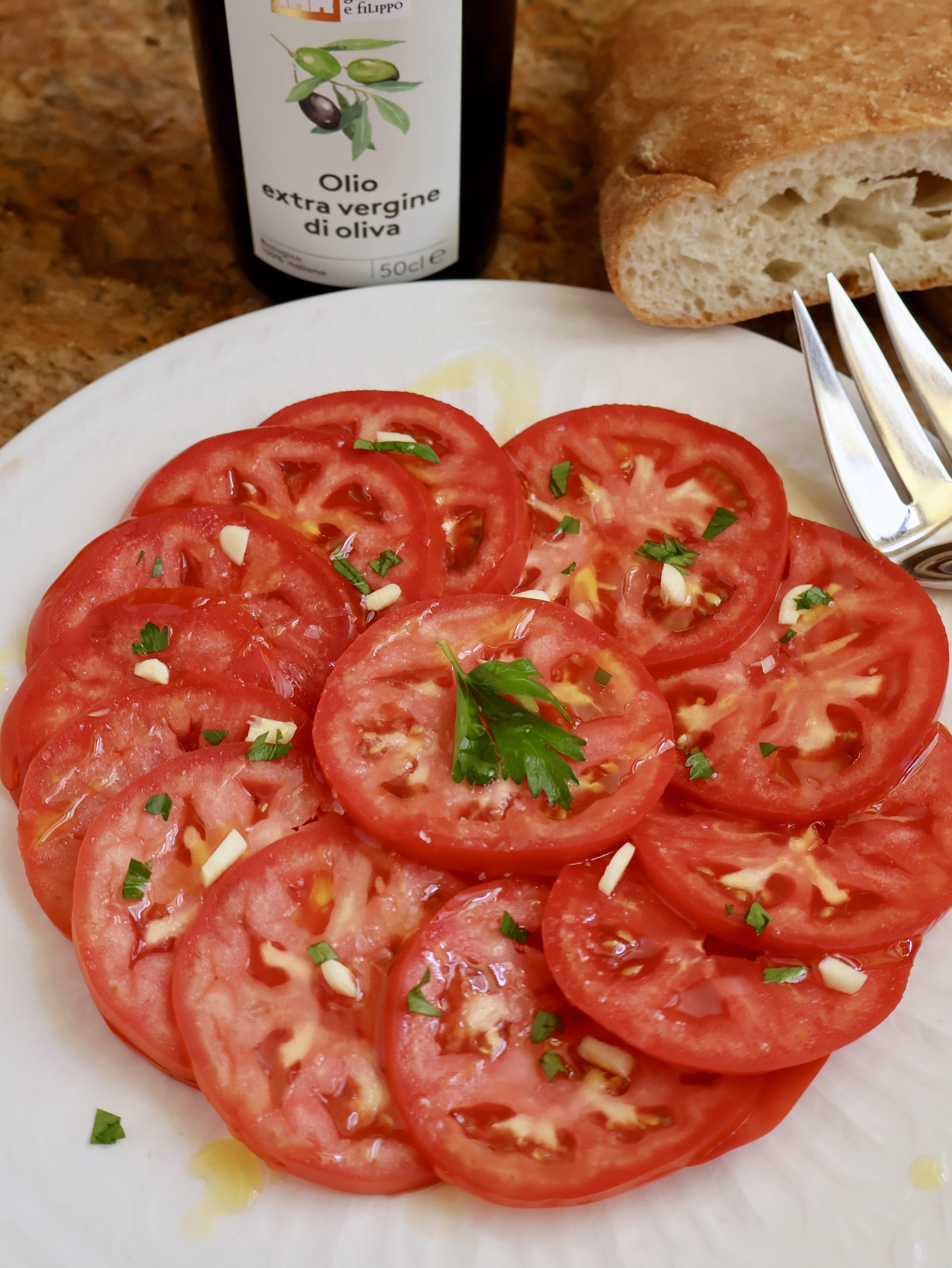 Hero Italian tomato salad