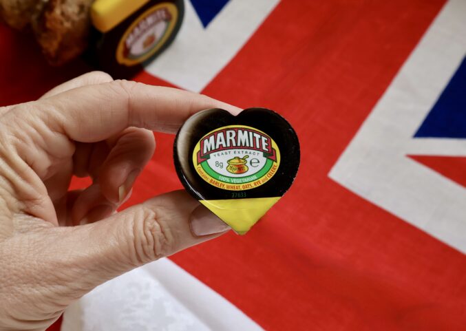 heart shaped Marmite pot